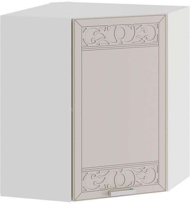 

Шкаф навесной Трия Долорес 1В6У (белый/крем)