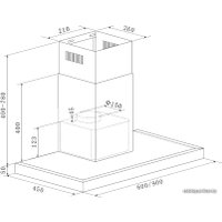 Кухонная вытяжка Zigmund & Shtain K 135.6 W