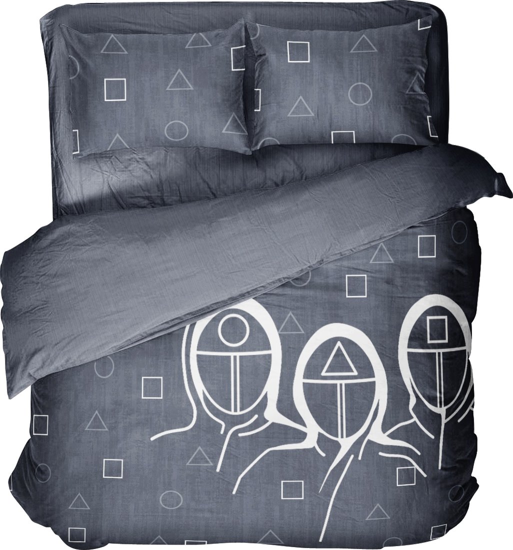 

Евро комплект постельного белья Волшебная ночь I see you ВН 2506 21237+4268/9