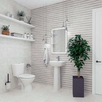 Унитаз напольный Керамин Лаго Инкоер (с дюропластовым сиденьем)