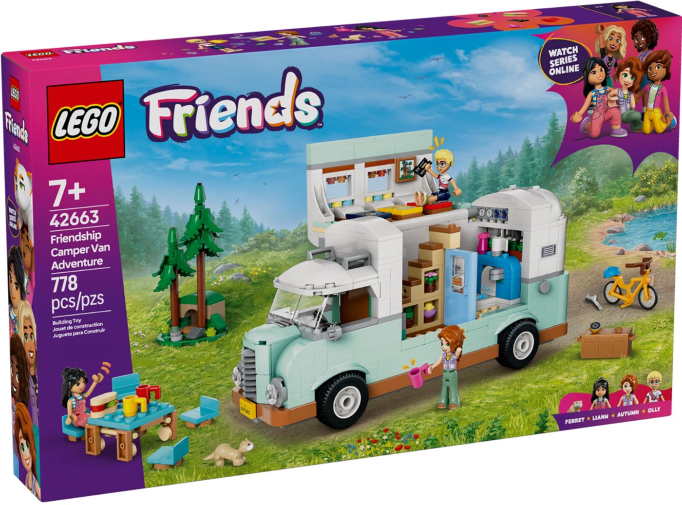 

Конструктор LEGO Friends 42663 Приключение в кемпере дружбы