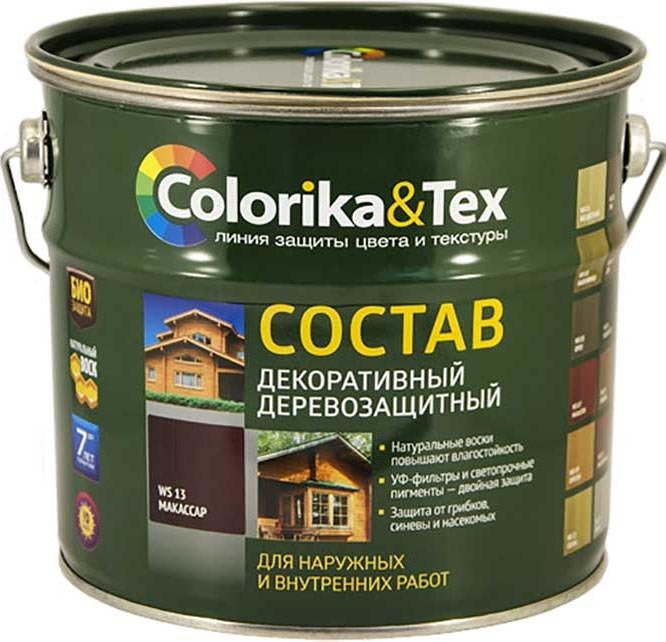 

Пропитка Colorika & Tex 2.7 л (рябина)