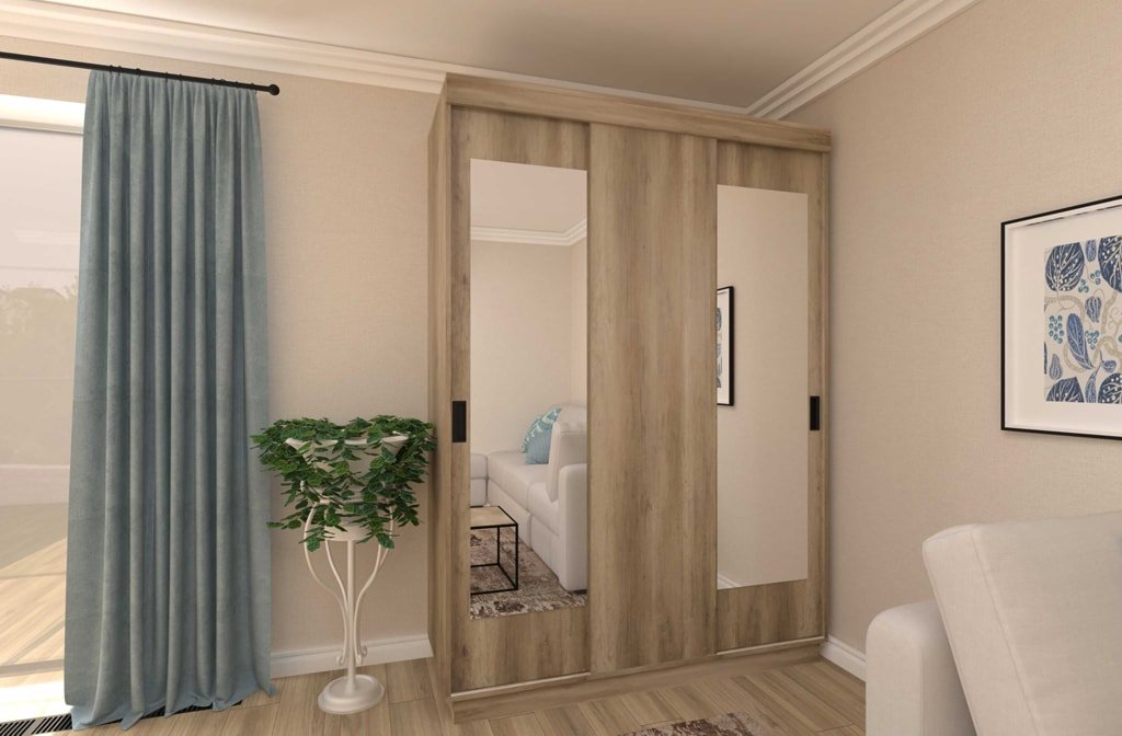 

Шкаф-купе ЭлиГард Лагуна ШЛ-05.2 (дуб каньон)