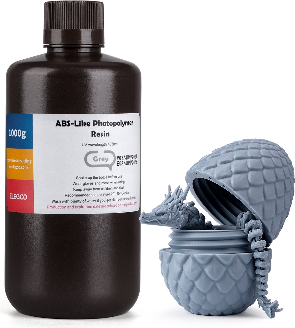 Фотополимер Elegoo ABSlike 1кг (серый)