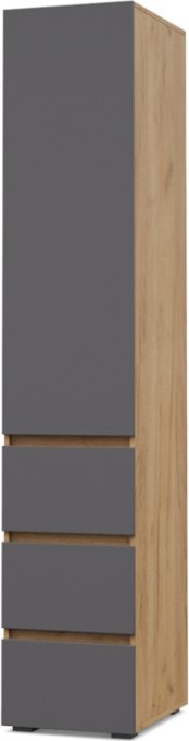 

Шкаф-пенал Modern Тифани Т13 (золотистый дуб/графит)