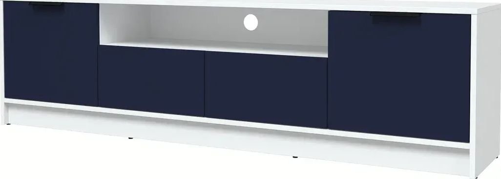 

Тумба Интерлиния ТВ Концепт КТ-ТВ4-50 Глосс (белый платинум/индиго)