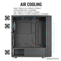 Корпус AeroCool Skribble SKRIBBLE-G-BK-V1