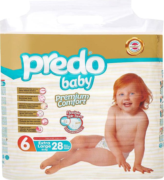 

Подгузники Predo Baby №6 15+ кг (28 шт)