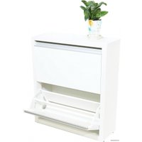 Тумба для обуви Анрат Элана люкс 2.70 белый/белый
