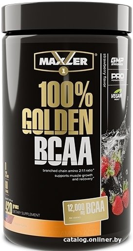 BCAA Maxler 100% Golden BCAA (клубника, 420 г)