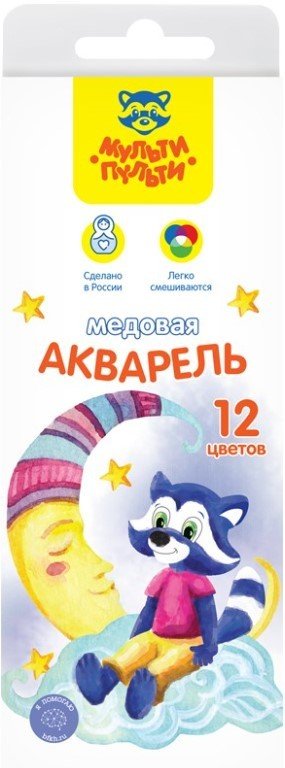 

Акварельные краски Мульти-пульти Енот в сказке АК_43562 (12 цв)