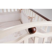 Классическая детская кроватка Верес Соня ЛД-5 (слоновая кость/орех)