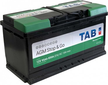 

Автомобильный аккумулятор TAB Stop & Go AGM (95 А·ч) (213090)
