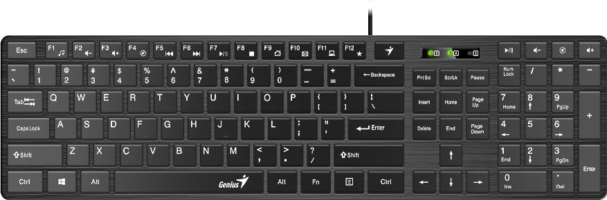 

Клавиатура Genius SlimStar 126 (черный)