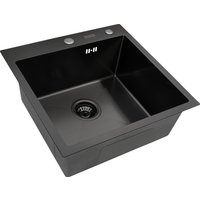 Кухонная мойка ARFEKA AF 500*505 Black PVD Nano