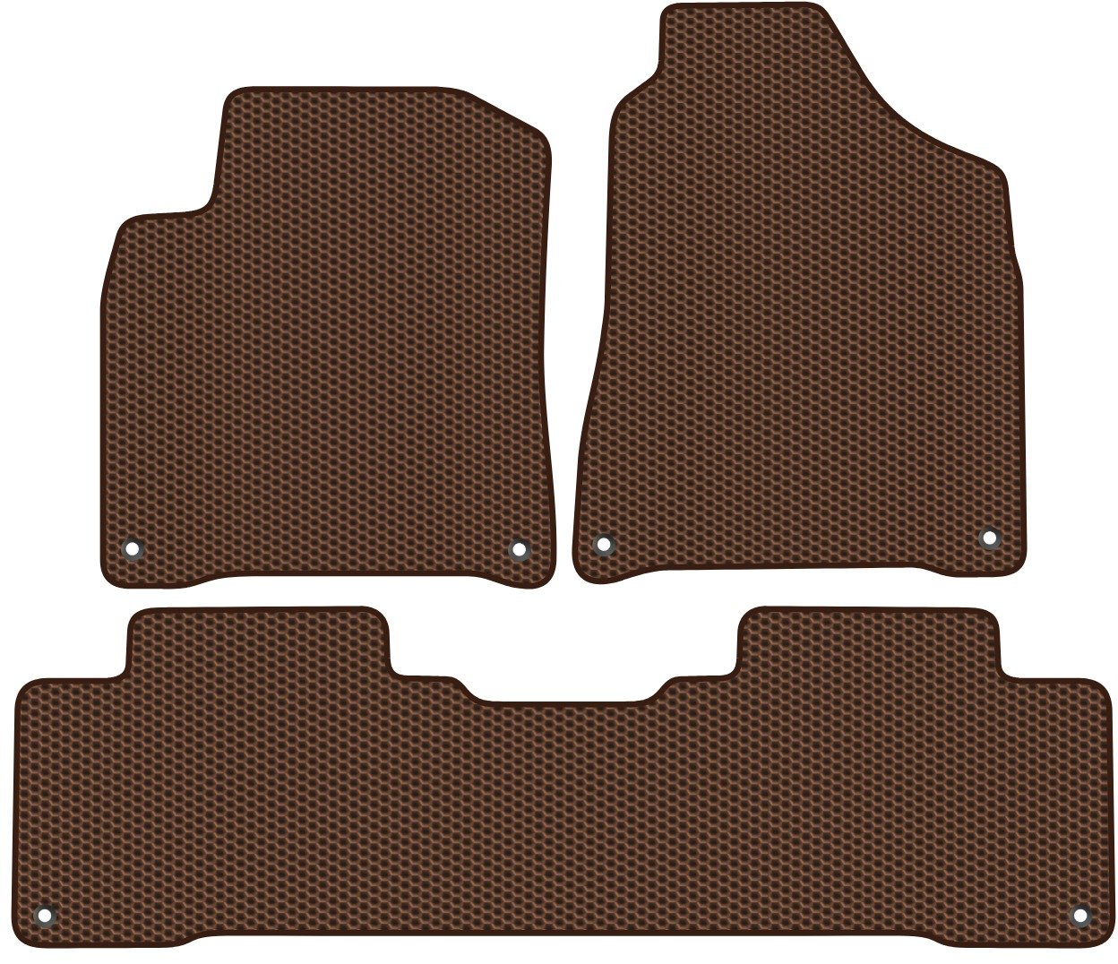 

Комплект ковриков для авто Alicosta SsangYong Actyon (suv) 2013 - Н.В. (коричневый, сота)