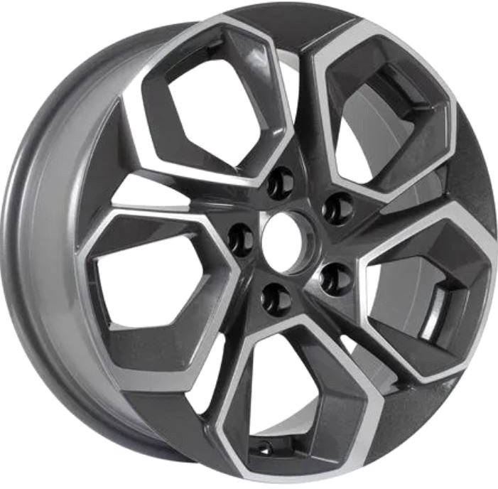 

Литые диски KDW KD1620 16x6.5" 5x108мм DIA 63.4мм ET 45мм Grey Front Polished