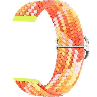 Rumi Wick из плетеного нейлона для Huawei Band 7 (цитрусовый микс)