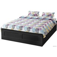 Кровать Ikea Бримнэс 200x160 (черный) 904.852.10