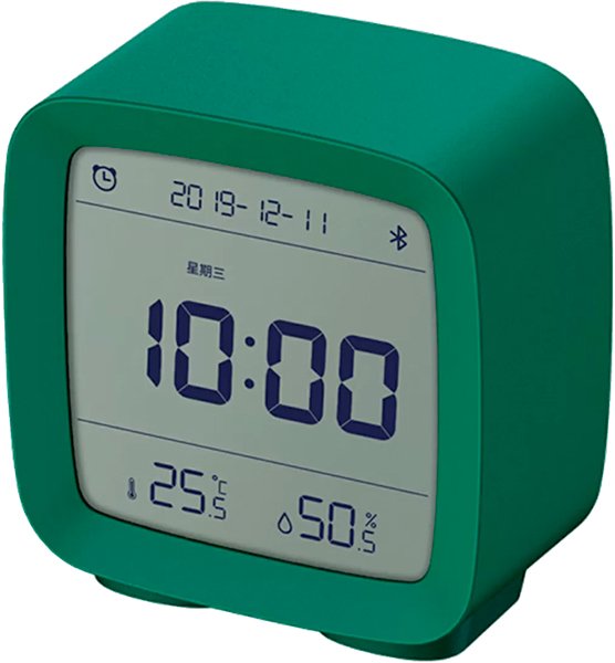 

Термогигрометр Cleargrass Bluetooth Thermometer Alarm Clock Green CGD1