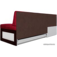 Угловой диван Мебель-АРС Нотис левый 187x82x112 (бархат красный Star Velvet 3 Dark Red)