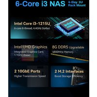 Сетевой накопитель TerraMaster U4-500