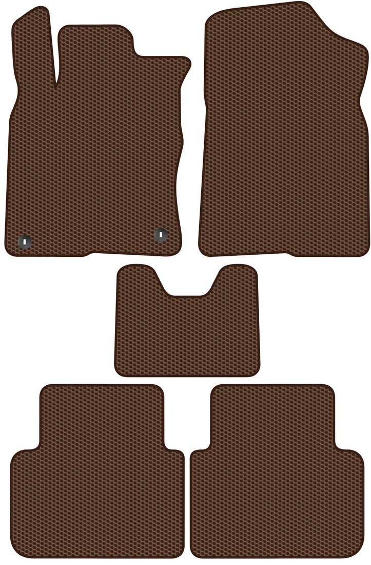 

Комплект ковриков для авто Alicosta Honda Civic XI (седан / FE) 2020 - Н.В. (коричневый, сота)