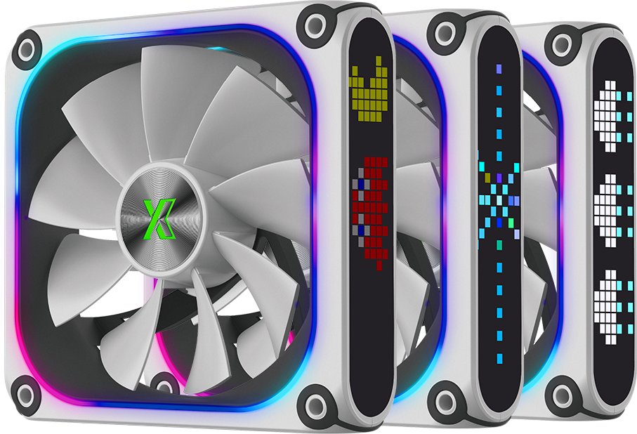 

Комплект вентиляторов для корпуса XASTRA FZ120W ARGB 3шт