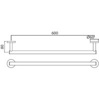 Держатель для полотенца Jaquar ACN-ABR-1111SM