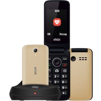 Кнопочный телефон Inoi 247B (золотистый)