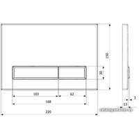 Панель смыва Lavinia Boho Relfix 380501MB (матовый черный)