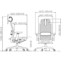 Офисное кресло SitZone CH-531A (ткань, белый)