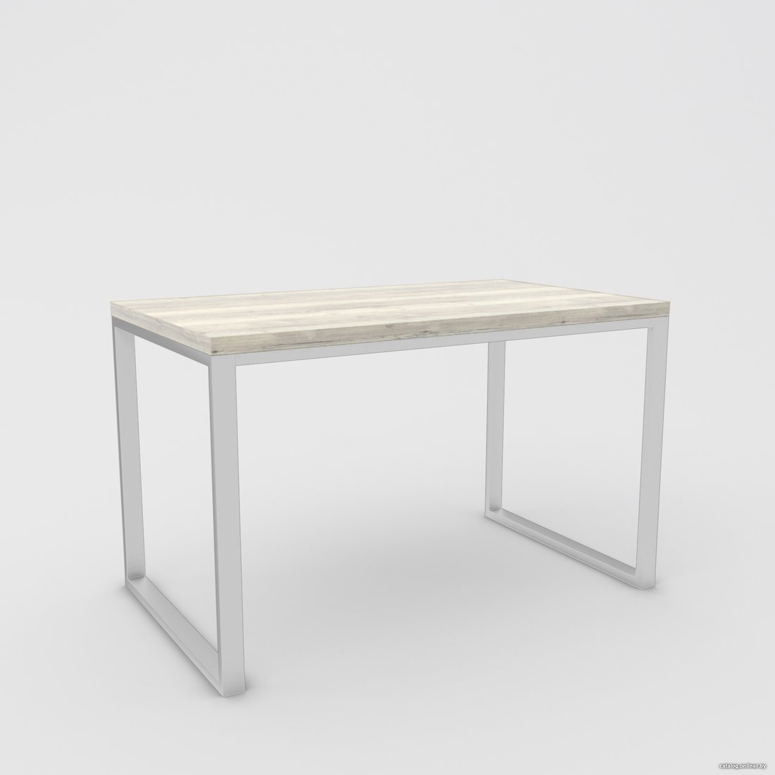 Кухонный стол Hype Mebel Чикаго 110x70 (белый/древесина белая)