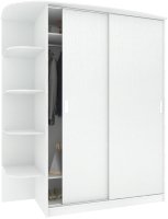 Шкаф-купе Кортекс-мебель Лагуна ШК05-00 левая консоль (белый)