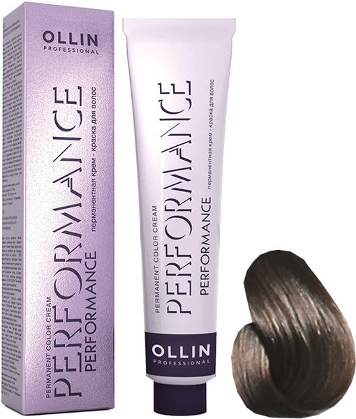 

Крем-краска для волос Ollin Professional Performance 7/09 русый прозрачно-зеленый