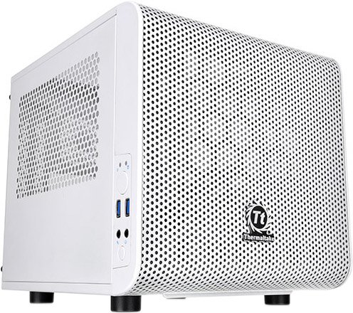 

Корпус Thermaltake Core V1 Snow Edition [CA-1B8-00S6WN-01]