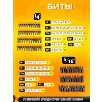 Универсальный набор инструментов JCB 42182-5 (218 предметов)