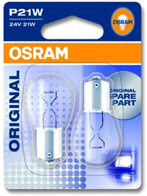 

Галогенная лампа Osram P21W Original Line 2шт [7511-02B]