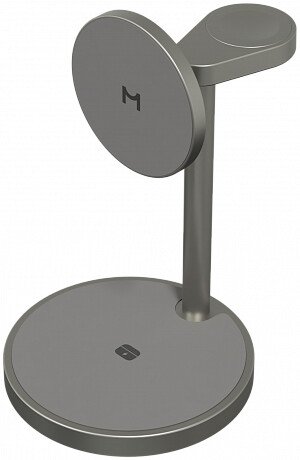 

Беспроводное зарядное Magssory Base Pro Wireless Qi2 WCH012t (титановый)
