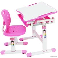 Парта Растущая мебель New Elfin B201S (розовый)
