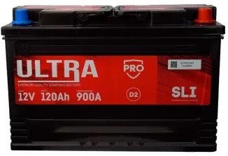 Автомобильный аккумулятор Ultra PRO R+ (120 А·ч)