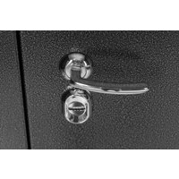 Металлическая дверь Guard Термо MG109 96x205 правая (черное серебро/белый ясень)