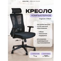 Офисное кресло Evolution ErgoLine 3 (черный)