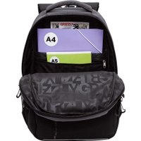 Школьный рюкзак Grizzly RU-630-2 (черный/серый)