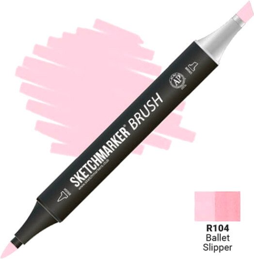 

Маркер художественный Sketchmarker Brush Двусторонний R104 SMB-R104 (пуанты)