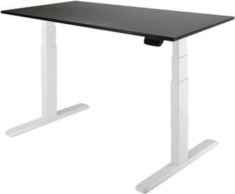 Стол с регулировкой высоты ErgoSmart Ergo Desk Prime 1200x650x18 мм (дуб темно-коричневый/белый)