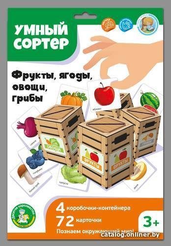 Сортер Десятое королевство Фрукты, ягоды, овощи, грибы 04718