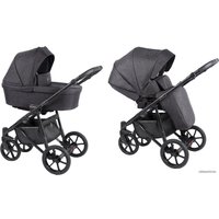 Универсальная коляска Coletto Astin 2020 (2 в 1, черная рама, AS-01)