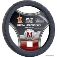 Оплетка на руль AVS GL-370M-B