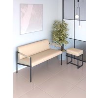 Пуф MONOFIX Юнта (экокожа/кремовый)